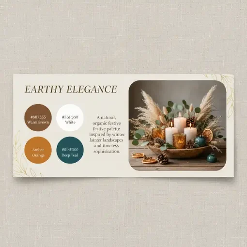 earthy elegance colour palette