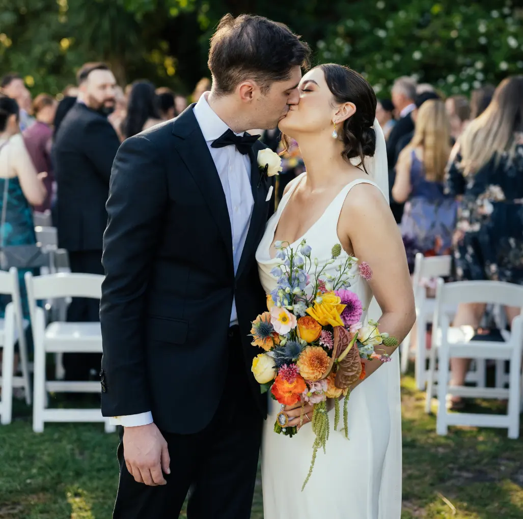 Romantic Wedding Bouquet Melbourne Romantic wedding bouquet created by Dahlia & Thyme Florals