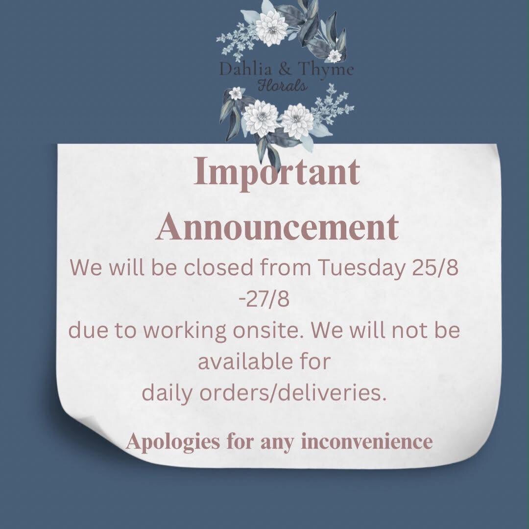 store announcement