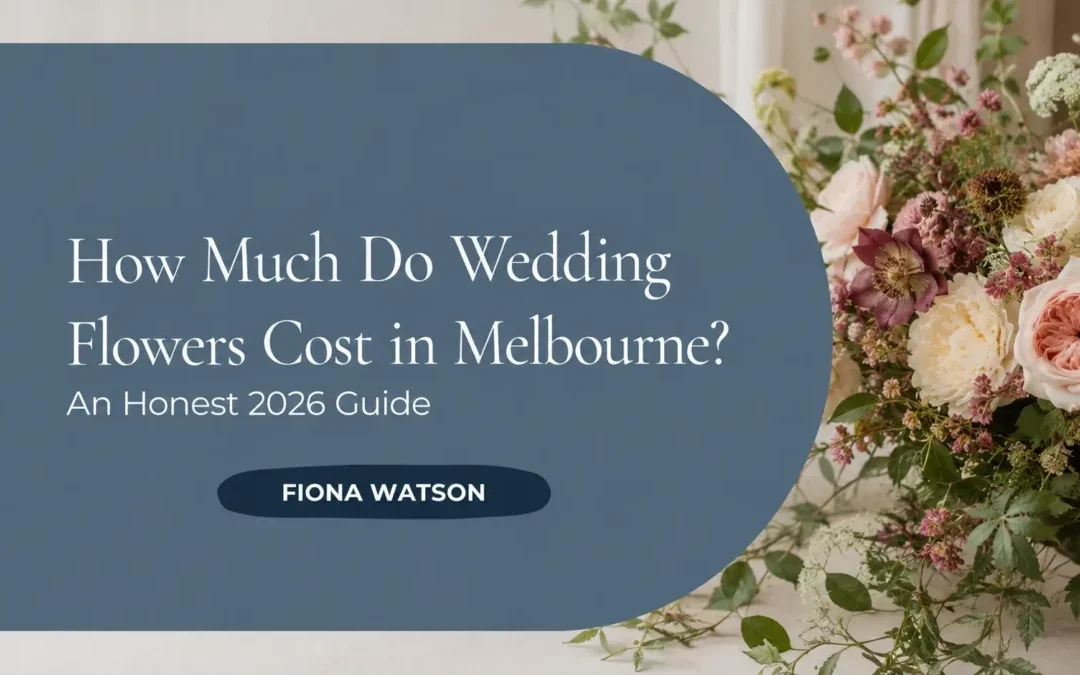 Wedding flowers featured in a Melbourne wedding flower cost guide